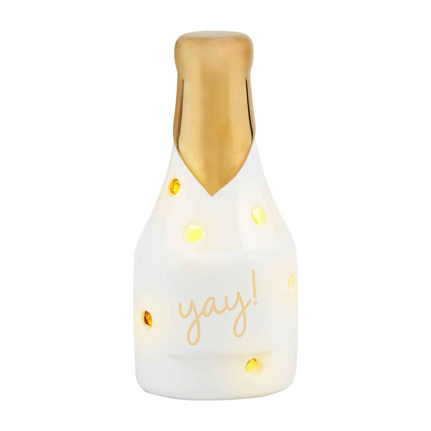 Mudpie- Champagne Light-Up Sitter 