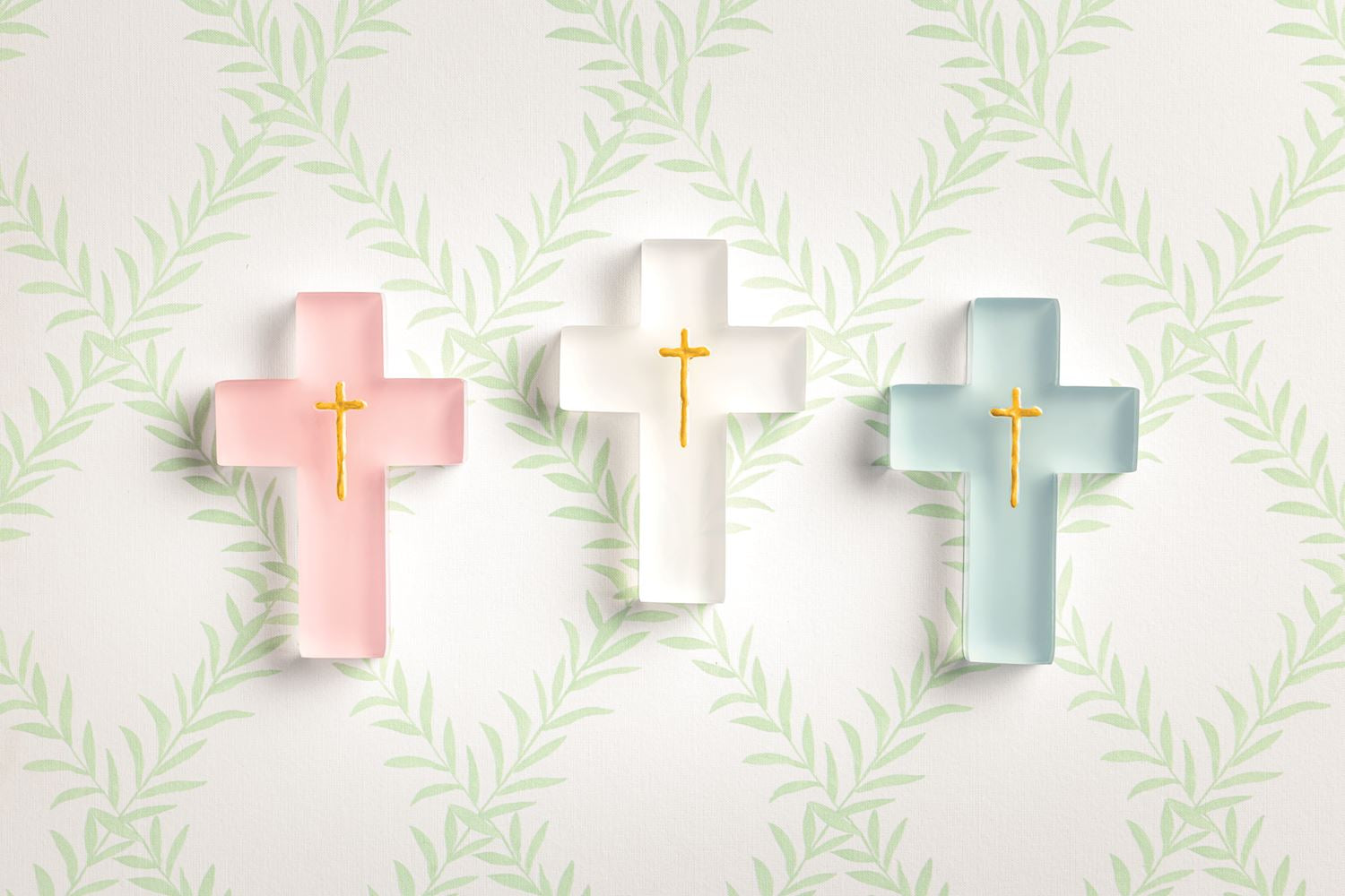 Mudpie Painted Resin Crosses 