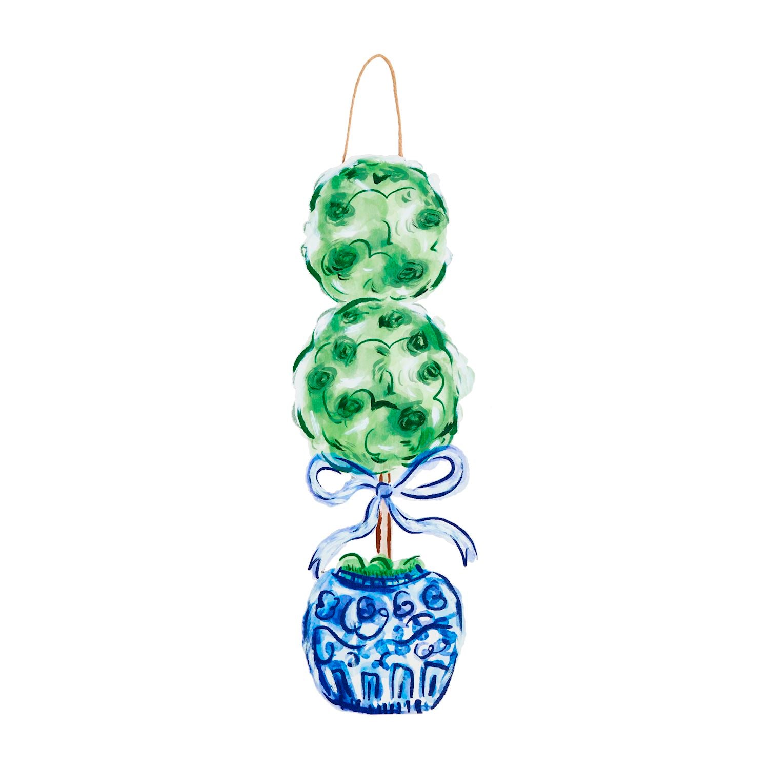 Mudpie-Topiary Door Hanger  