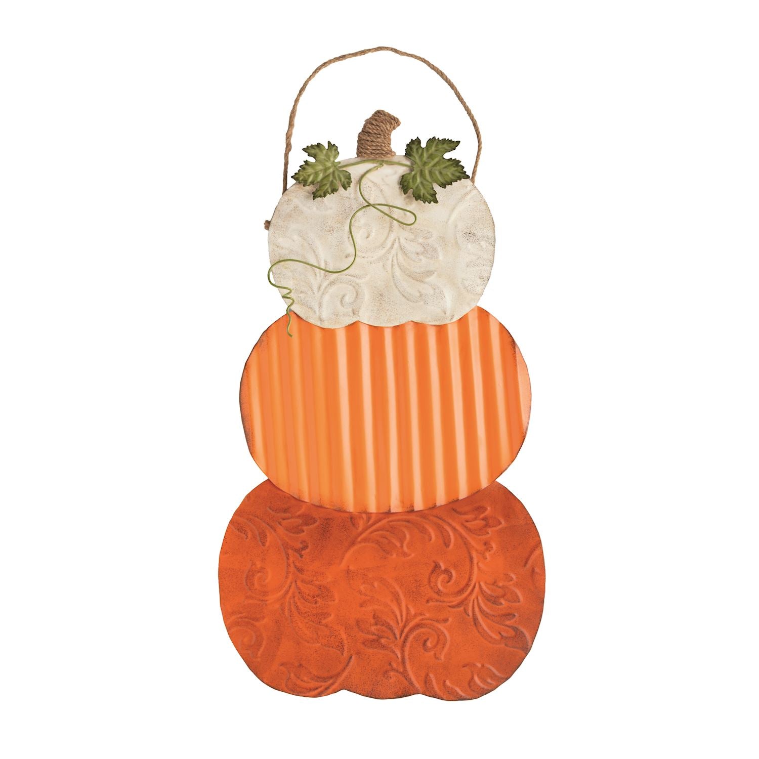 Mudpie- Pumpkin Stack Door Hanger 