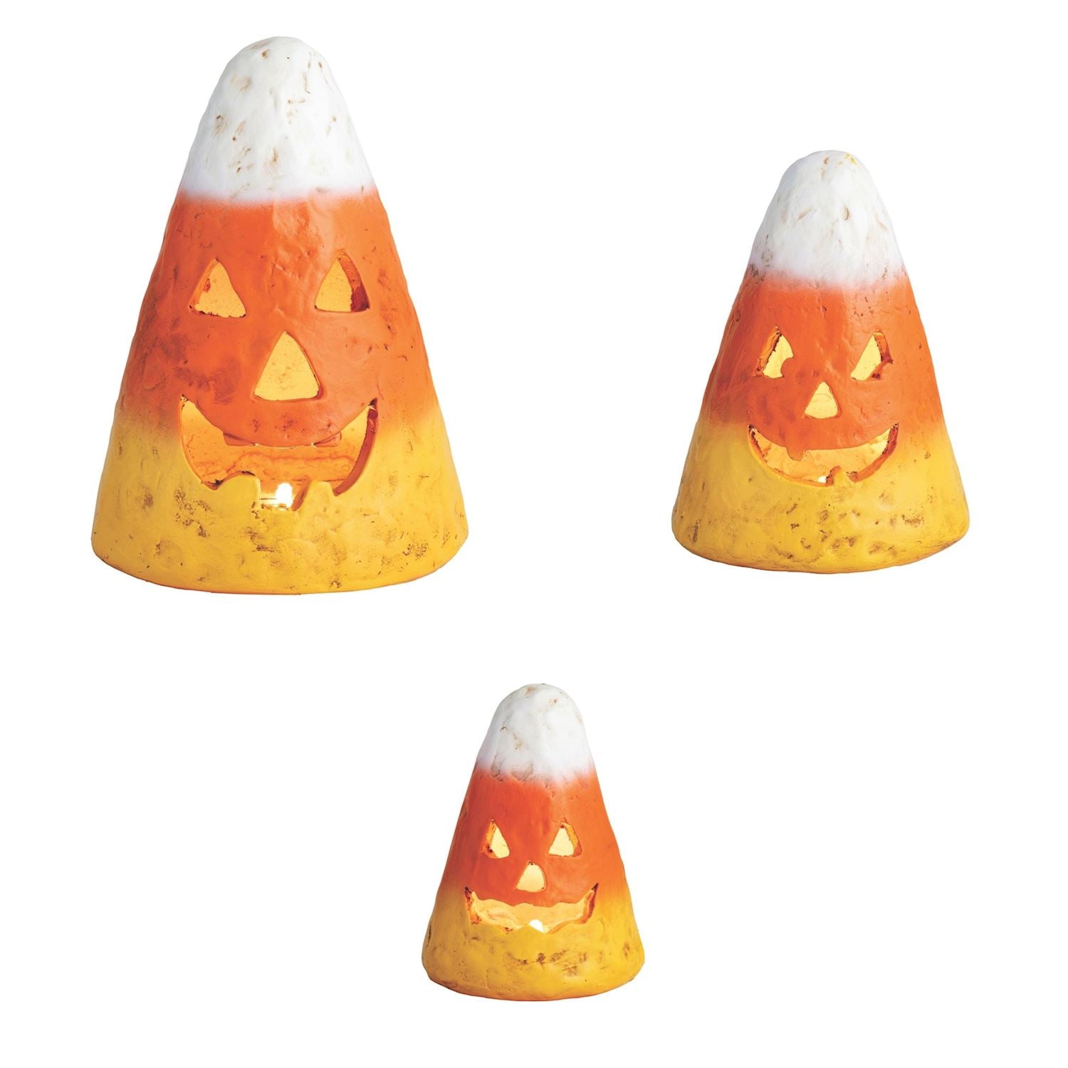 Mudpie- Candy Corn Luminaries 