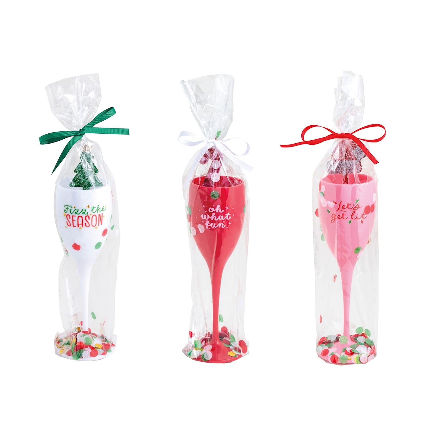 Mudpie- Holiday Champagne Flute Sets 