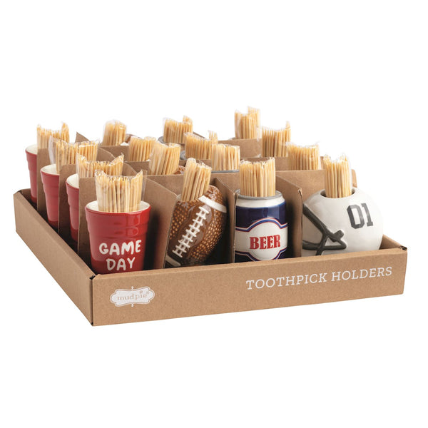 Mudpie- Tailgate Toothpick Caddy Sets #40430047