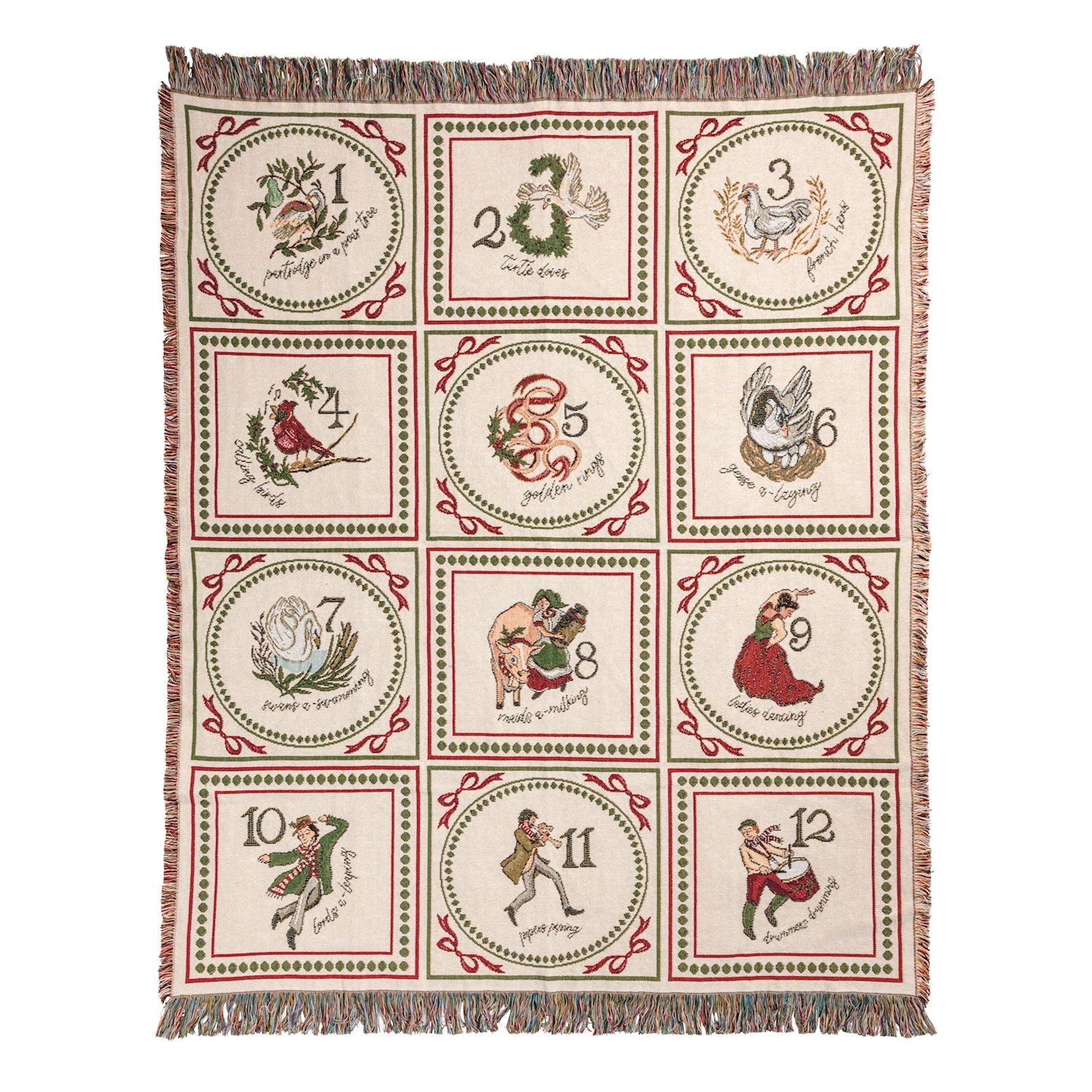Mudpie- 12 Days of Christmas Blanket 