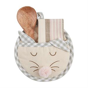 Mudpie- Circle Bunny Pot Holder Set Item #41170082