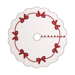 Mudpie- Bow Tree Skirt Item #41240033