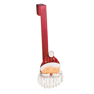 Mudpie- Santa Light-Up Wreath Hanger # 41290008