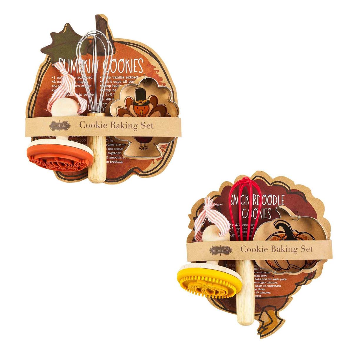 Mudpie- Snickerdoodle & Pumpkin Cookie Baking Sets 
