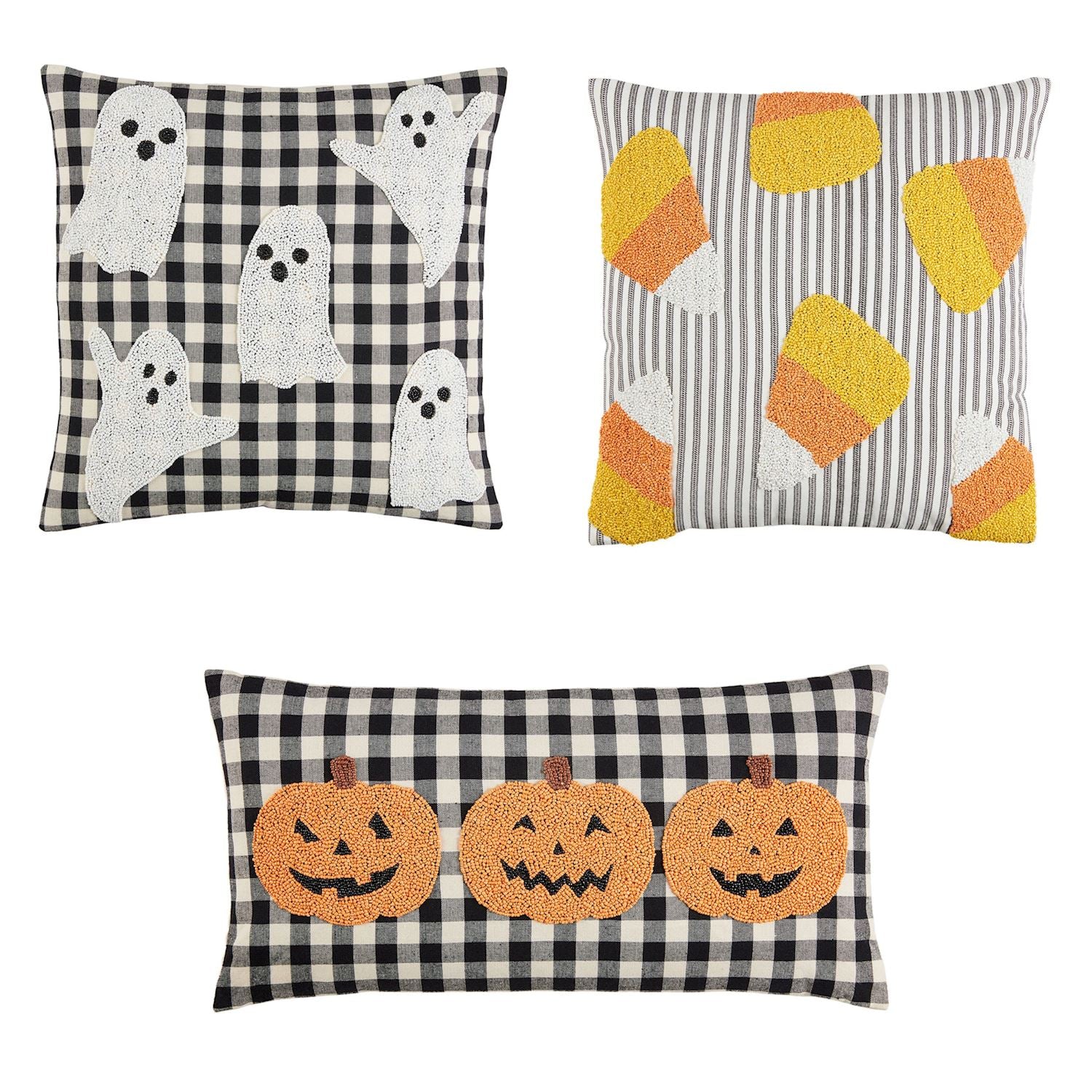 Mudpie- Halloween Beaded Pillows #41601051