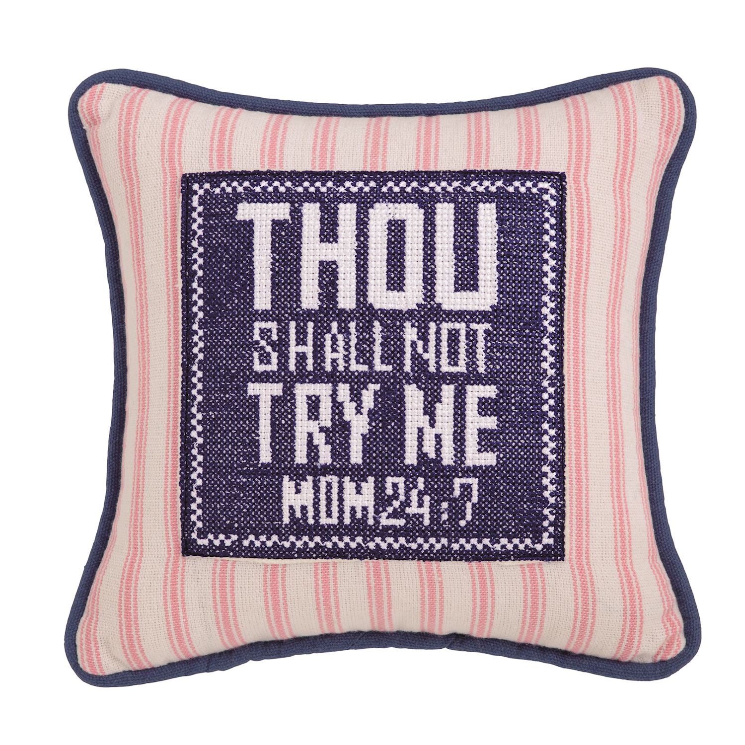 Mudpie- Mom 247 Needlepoint Pillow 