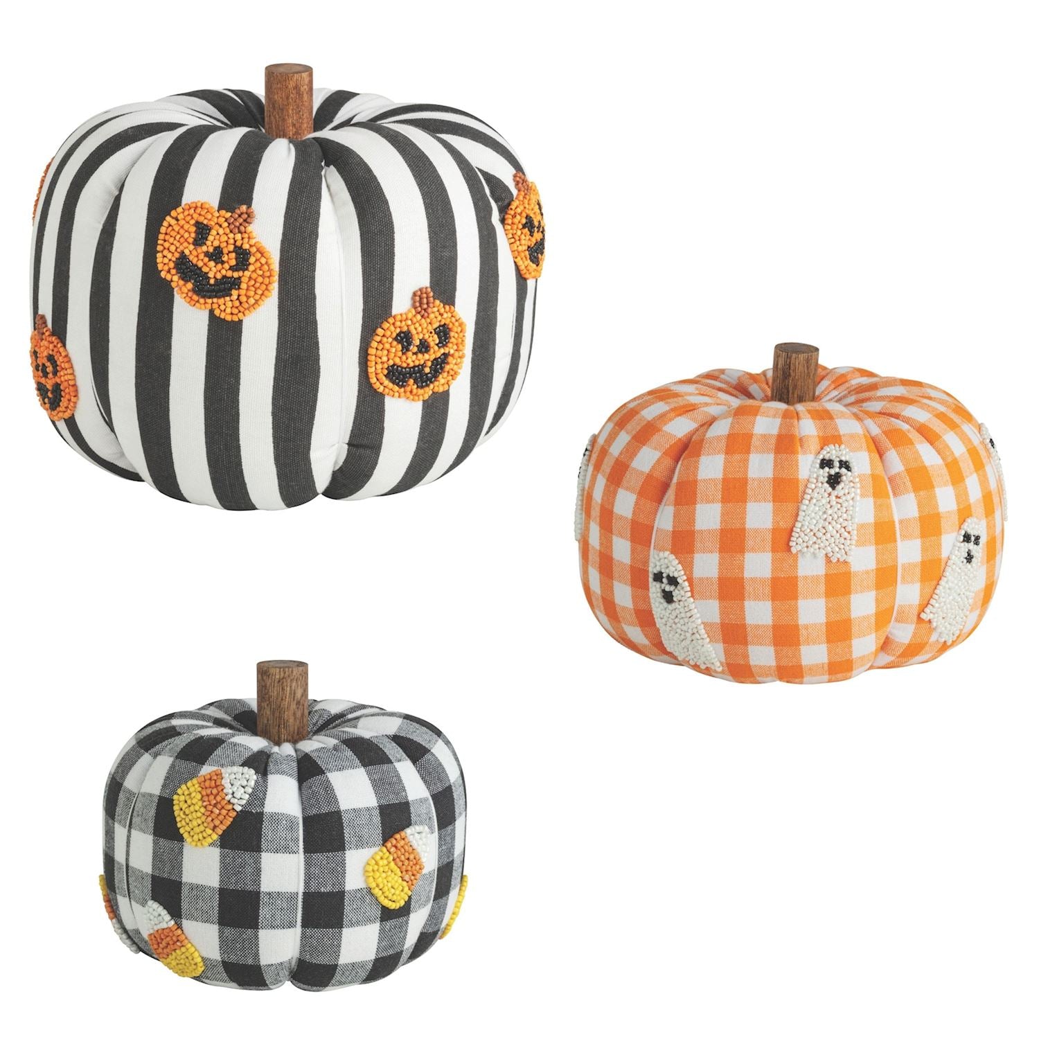 Mudpie- Beaded Icon Pumpkins 