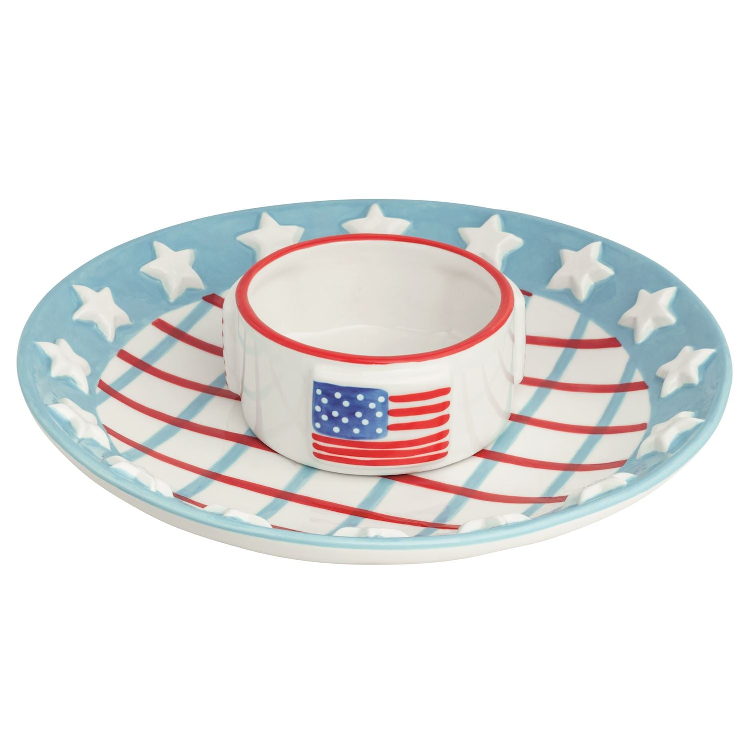 Mudpie- Americana Chip & Dip Set 