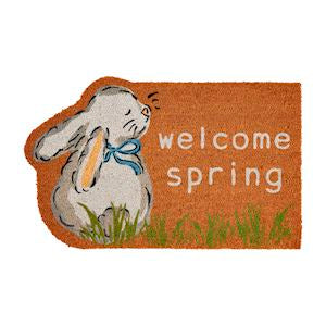 Mudpie- Welcome Spring Bunny Mat #42120015 (LOCAL PICK UP ONLY)