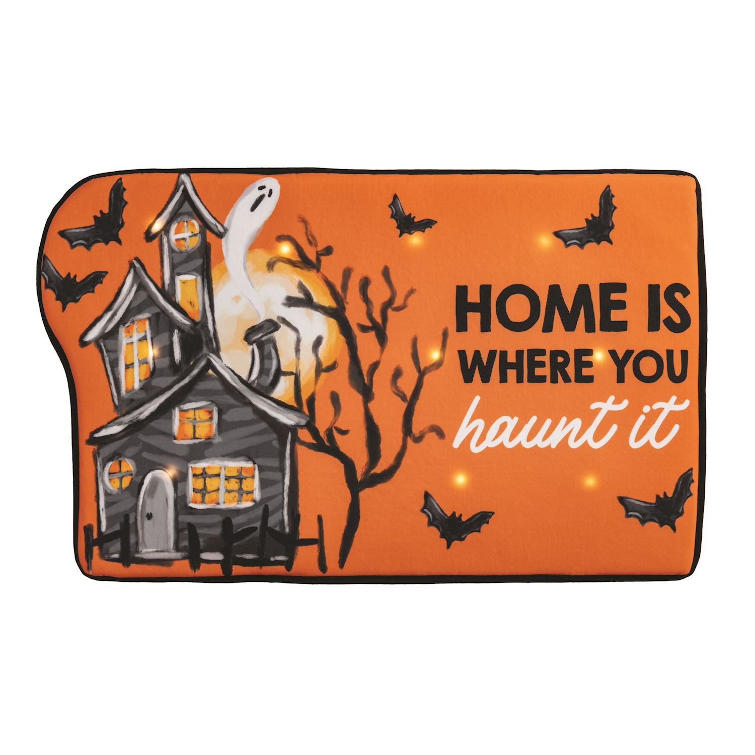 Mudpie- Home Is Where You Haunt It Doormat  