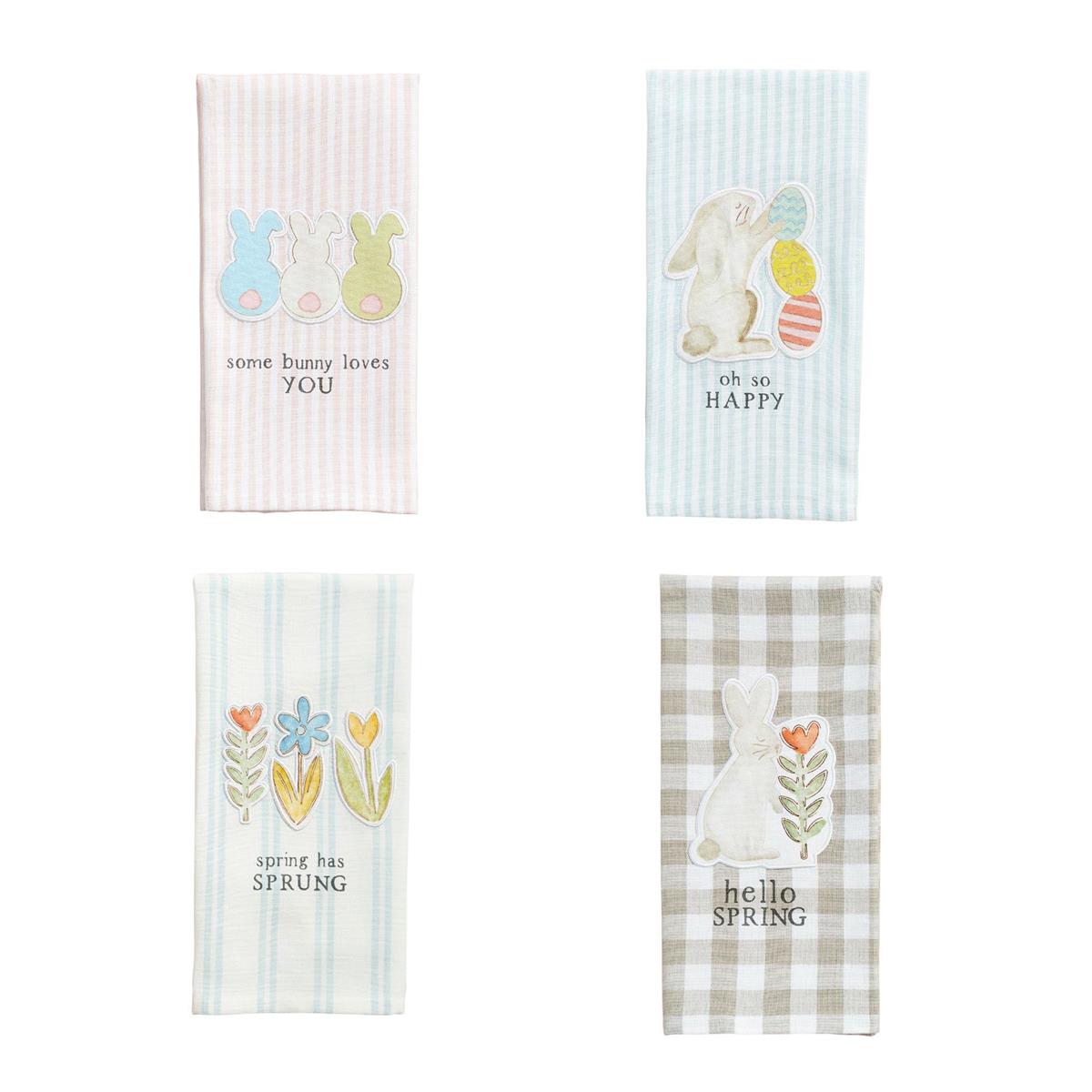 Mudpie- Easter Patch Towels #42170054