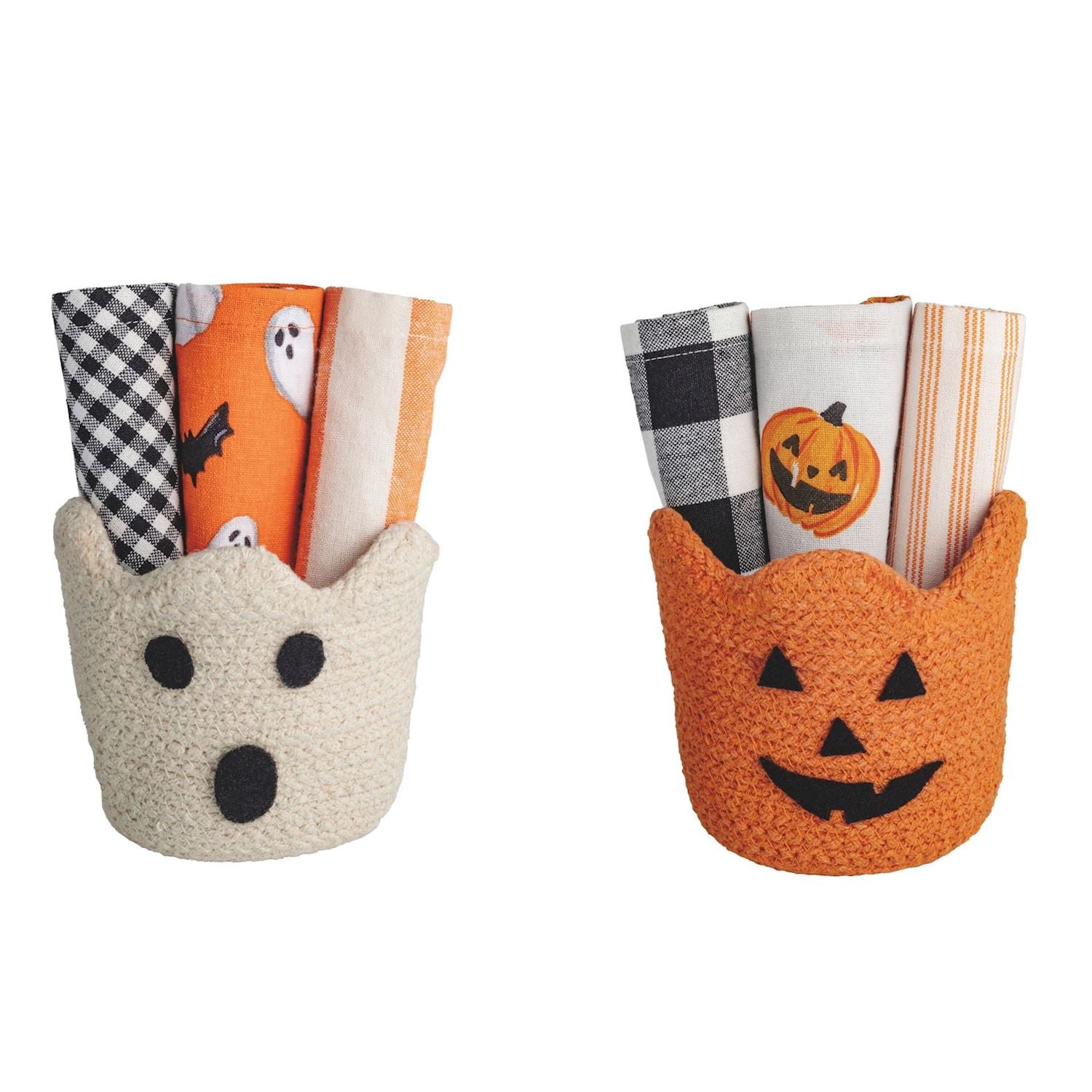 Mudpie- Halloween Towel Basket 