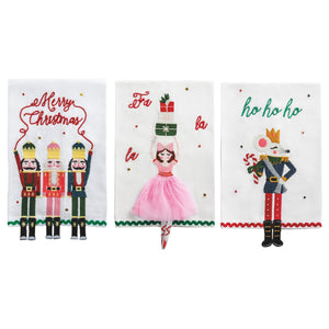 Mudpie- Dangle Embroidery Christmas Towel #42170223