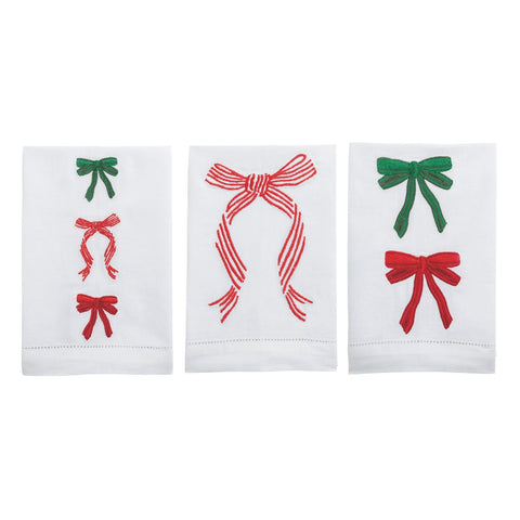 Mudpie- Bow Embroidered Towels #42170252