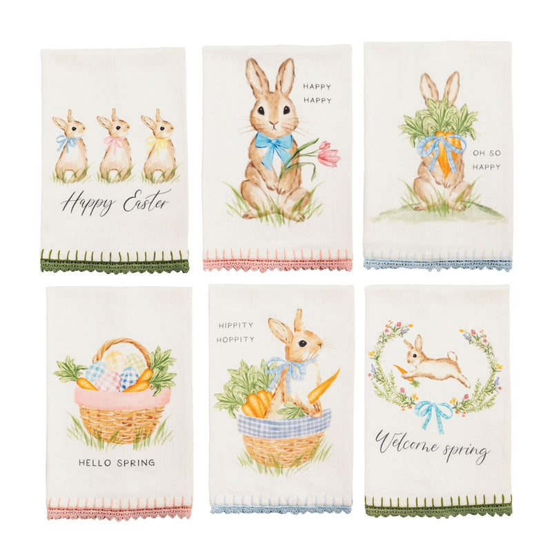 Mudpie- Easter Trim Towels #42170253
