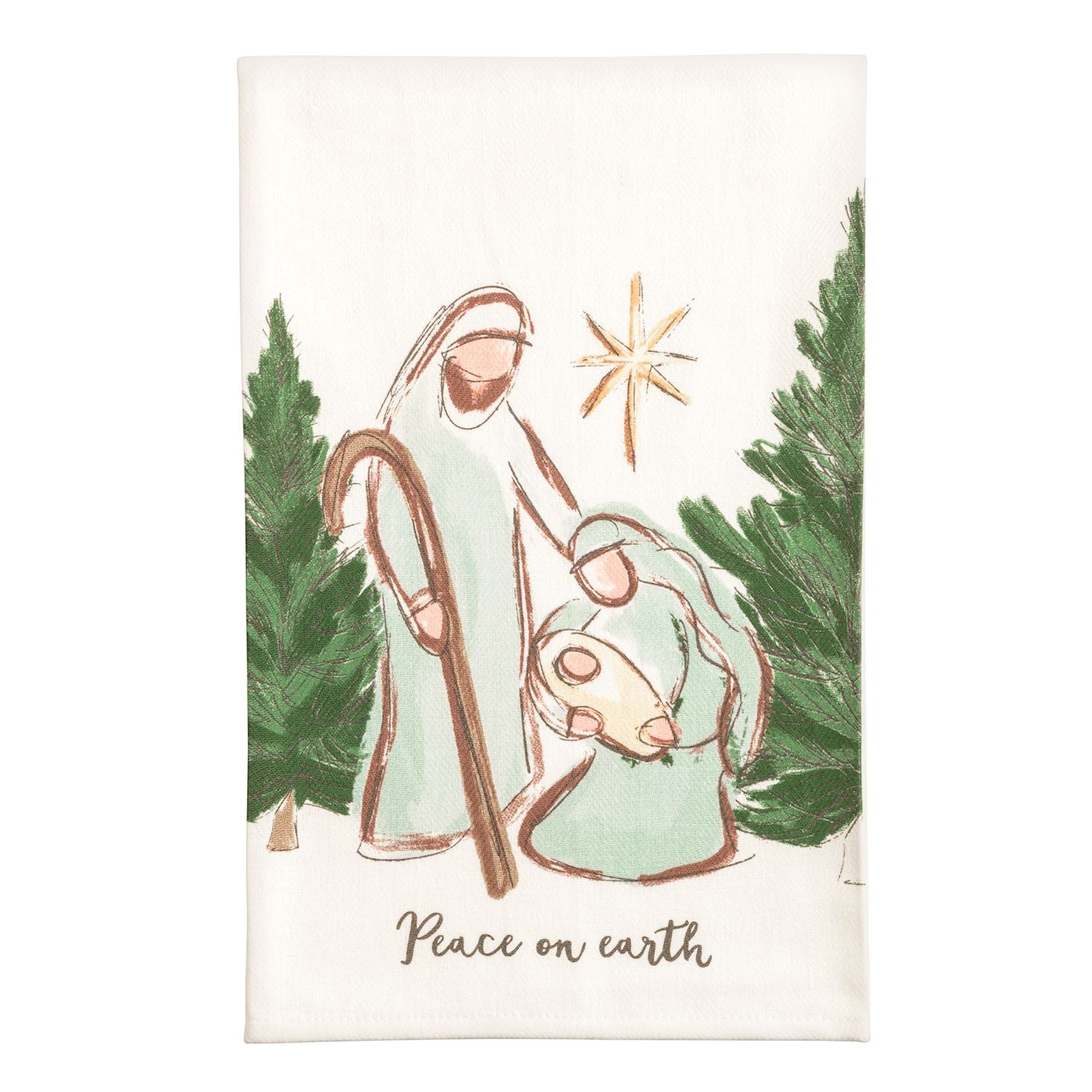 Mudpie- Nativity Towels 