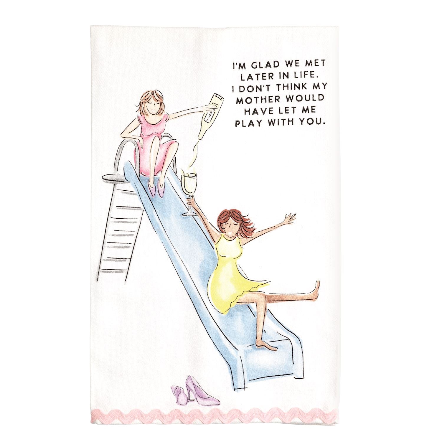 Mudpie- Girlfriends Towels 
