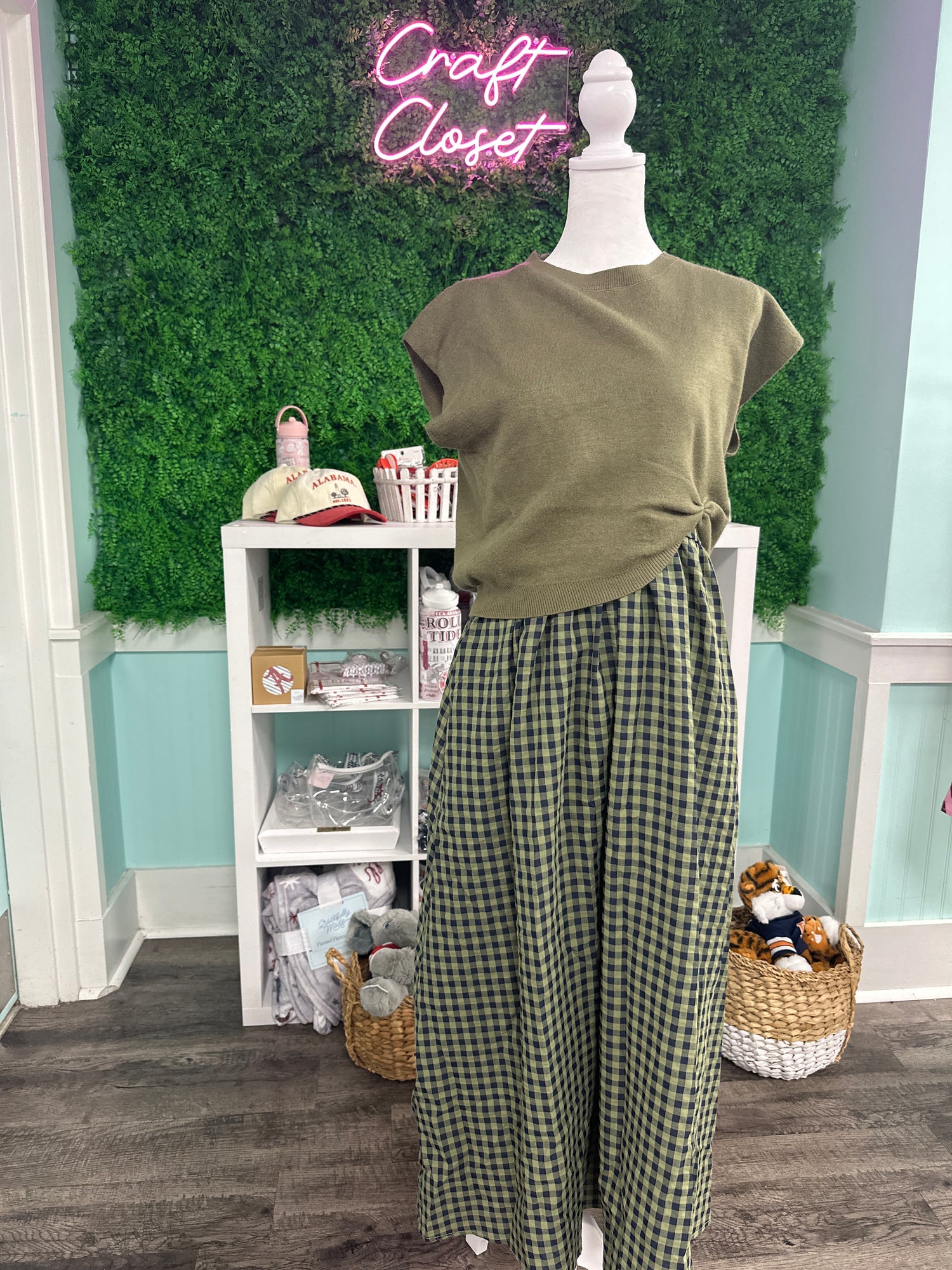 ENTRO Dress Olive