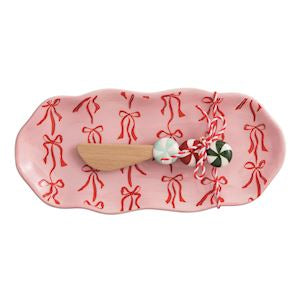 Mudpie- Bow Everything Dish Set Item #42200196 (In-Store Only)
