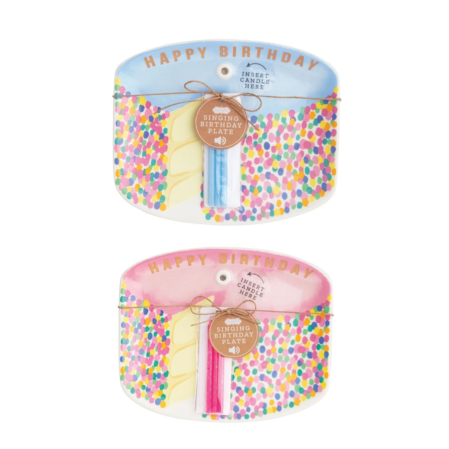 Mudpie- Singing Candle Holder Plate  