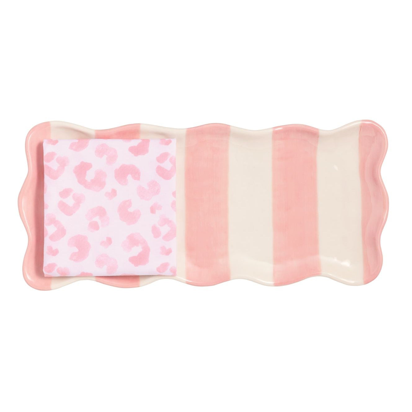 Mudpie- Leopard Hostess Set 