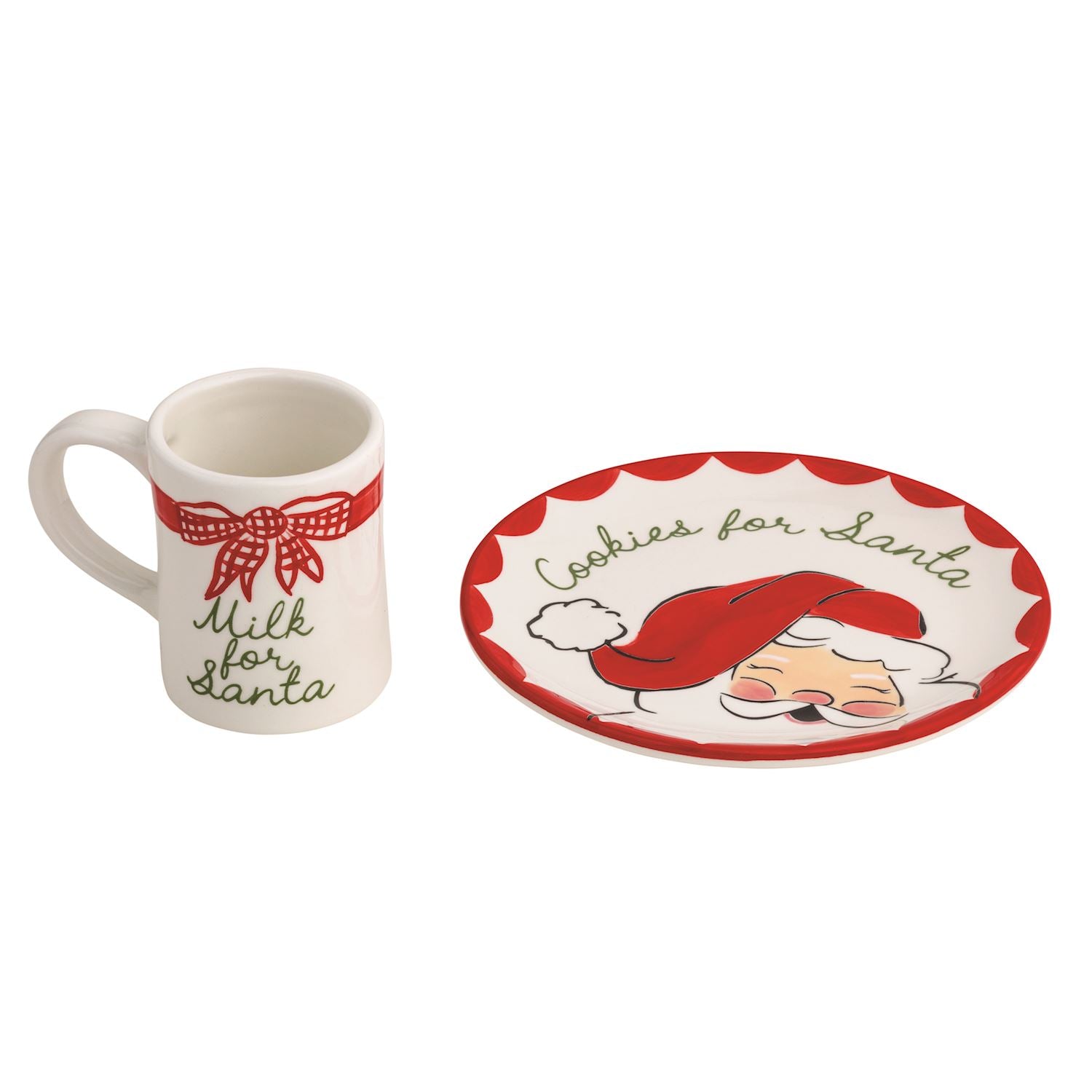 Mudpie- Milk & Cookies For Santa Set 