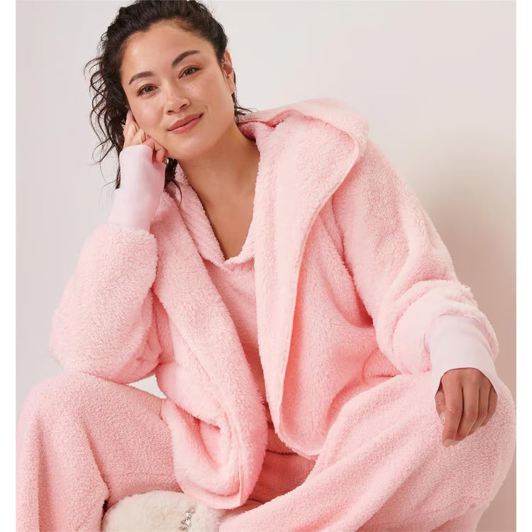 Charlie Paige Cozy Lounge Hoodie In Pink *COMING SOON*