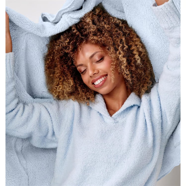 Charlie Paige Cozy Lounge Pullover In Blue *COMING SOON*