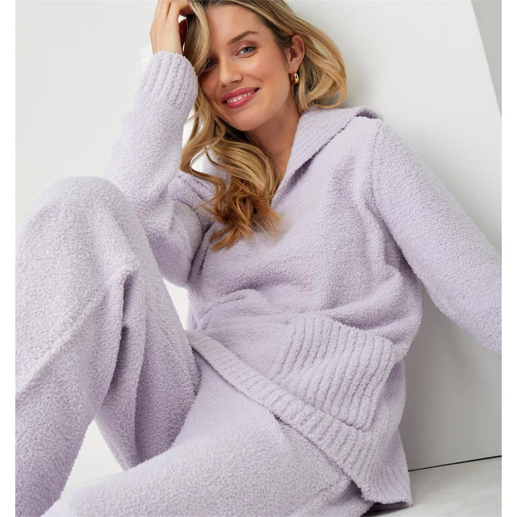 Charlie Paige Cozy Lounge Pullover In Lavender *COMING SOON*