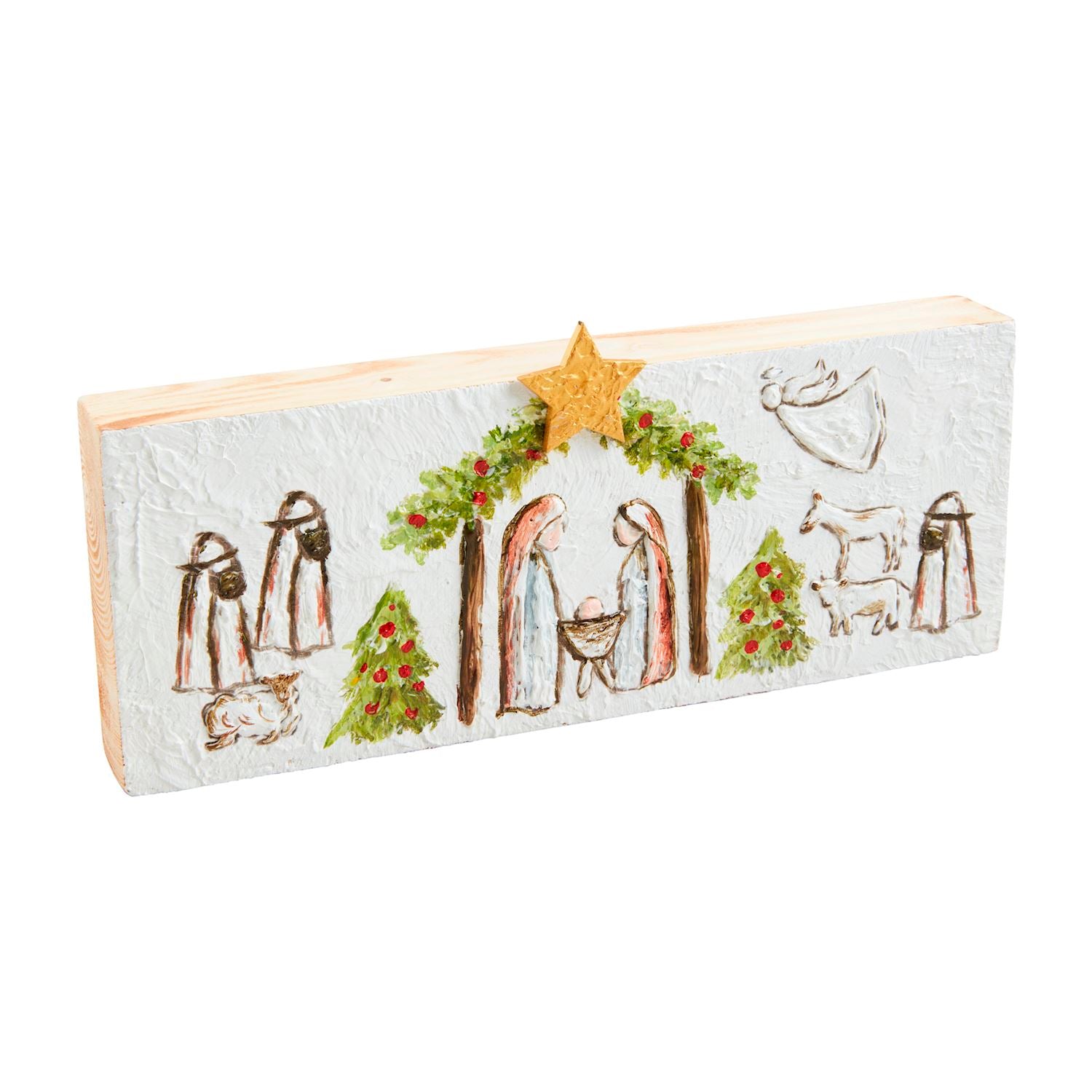 Mudpie- Nativity Plaque 