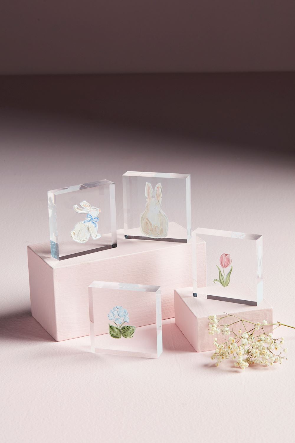 Mudpie Spring Acrylic Block 