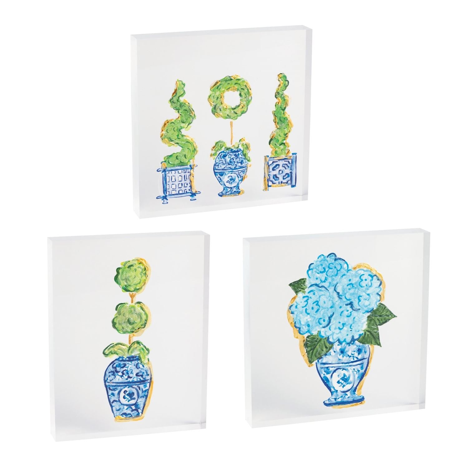 Mudpie- Topiary Acrylic Plaques 