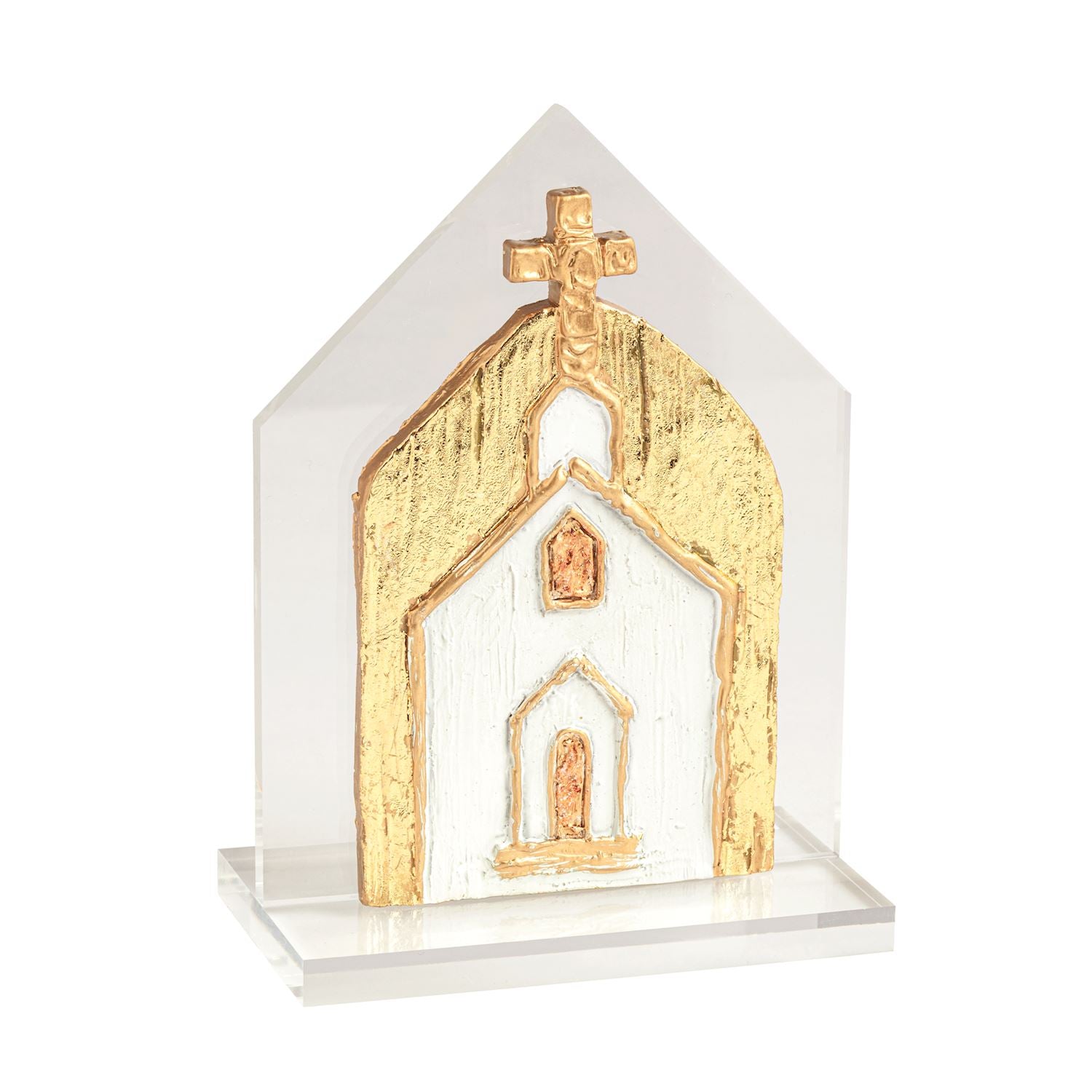 Mudpie- Painted Acrylic Churches 