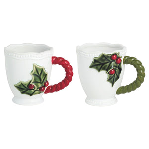 Mudpie- Holly Mugs #43500263 (In-Store Only)