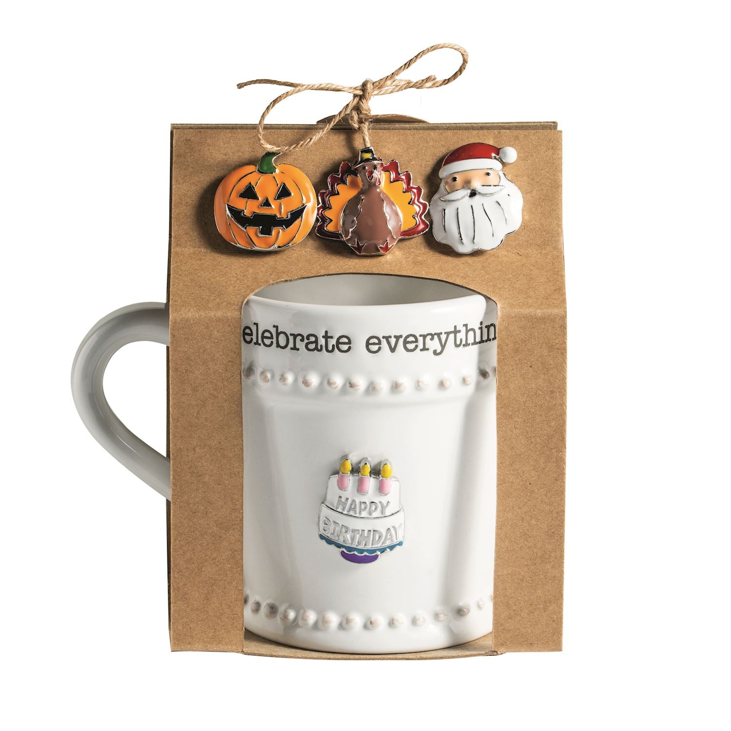 Mudpie- Simply Charming Holiday Mug Set 