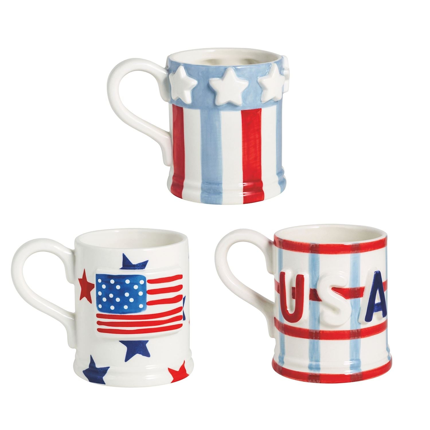 Mudpie- Americana Mugs 