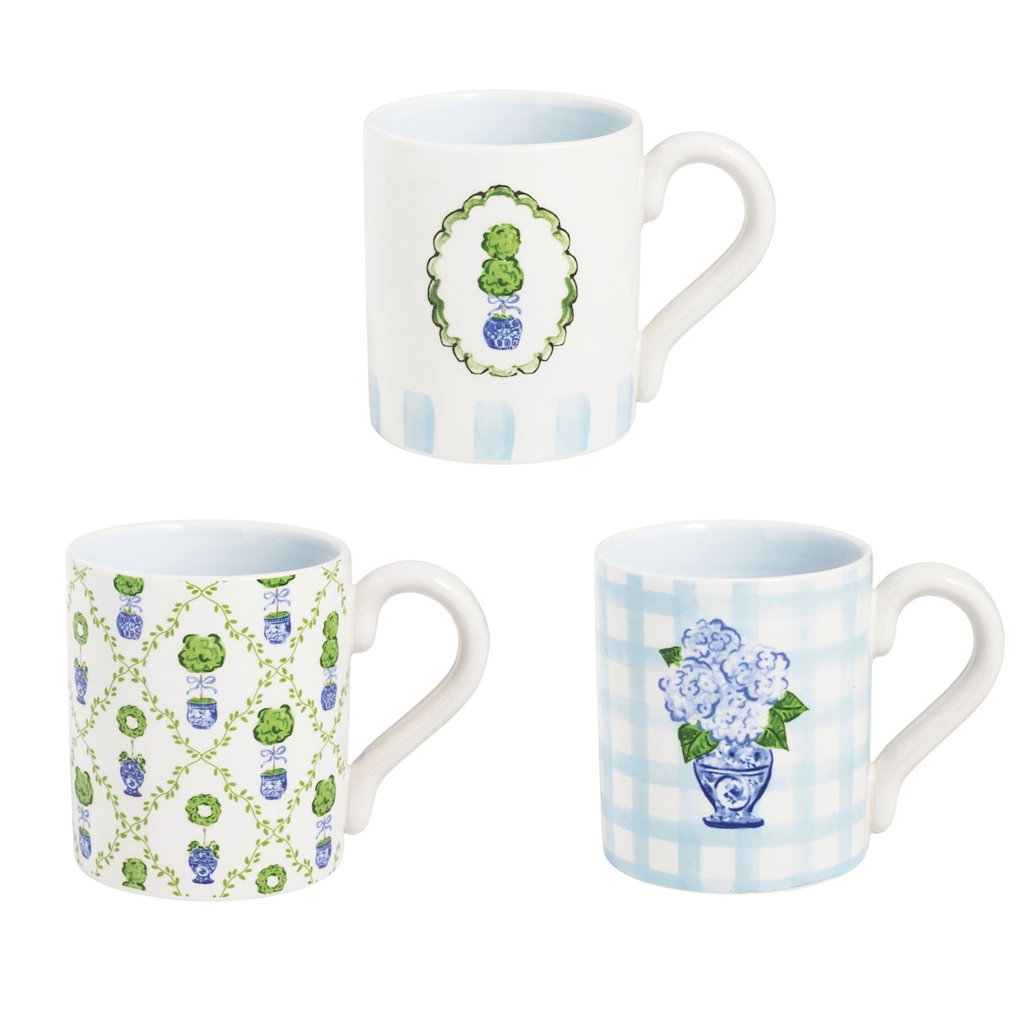 Mudpie- Topiary Mugs 