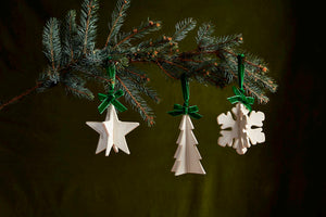 Mudpie- White Stoneware Ornaments #46700348