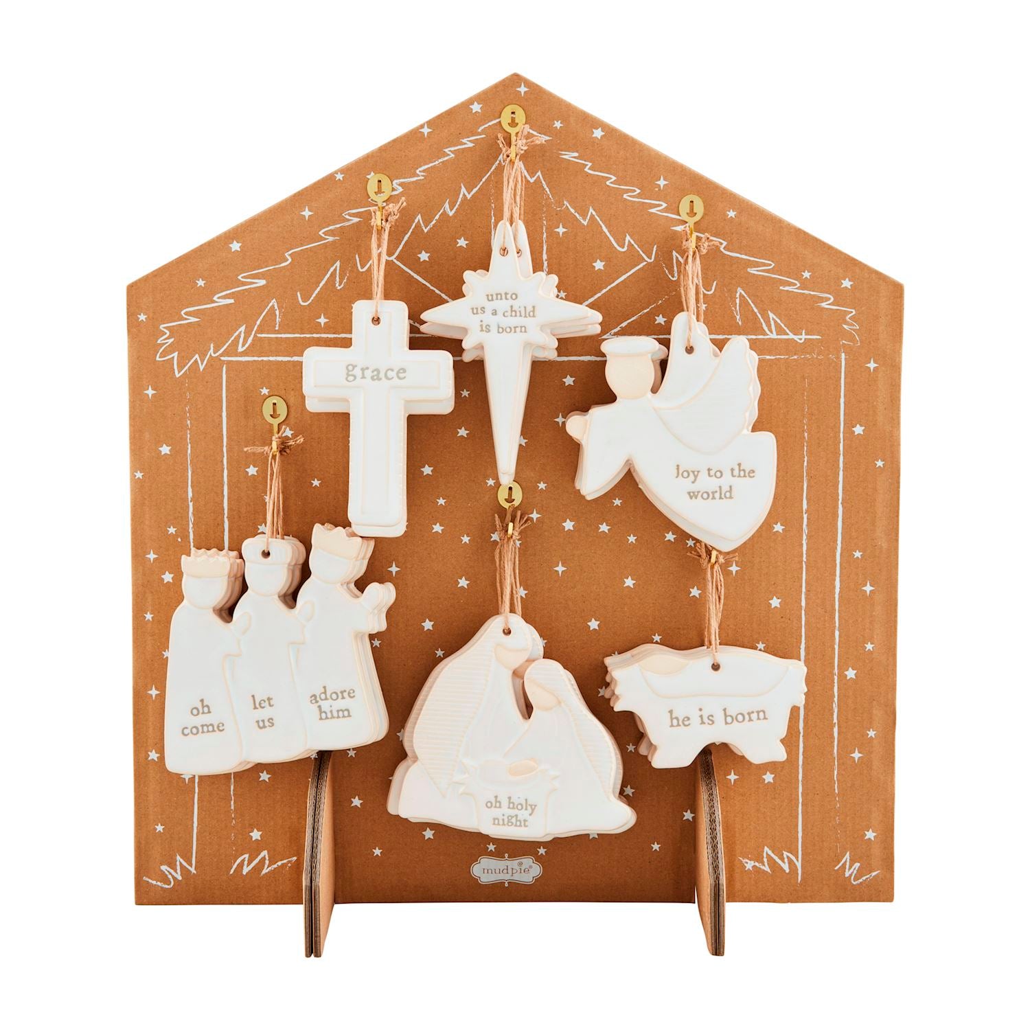 Mudpie- Nativity Ornaments #46700378