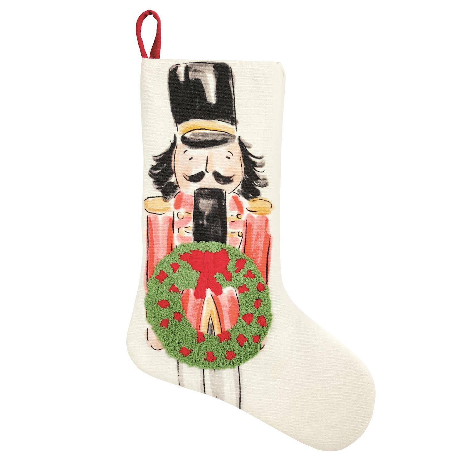 Mudpie- Nutcracker Embroidered Stockings 