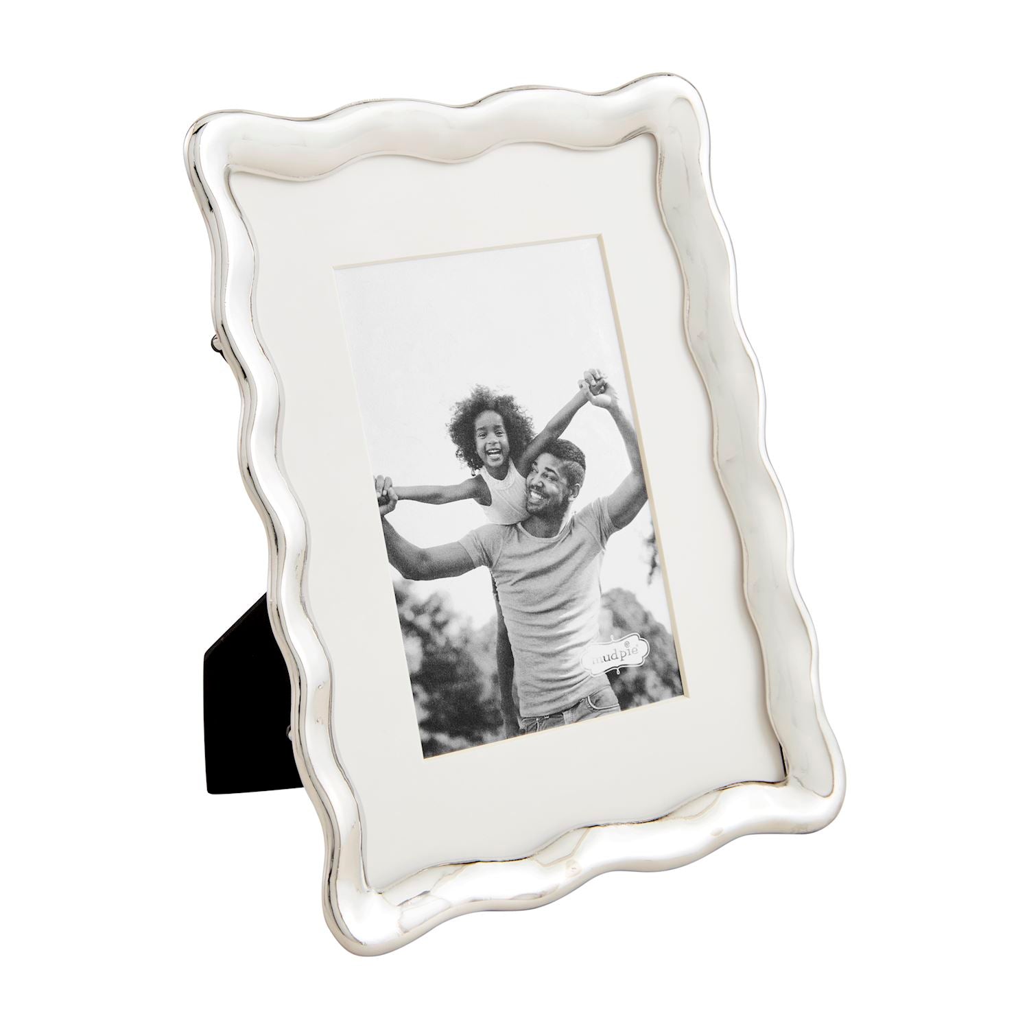 Mudpie- Small Wavy Metal Frame 