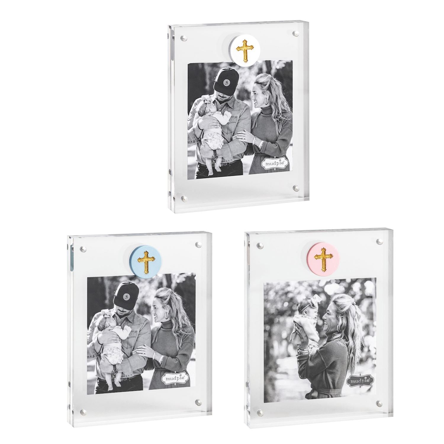 Mudpie Acrylic Cross Frame 