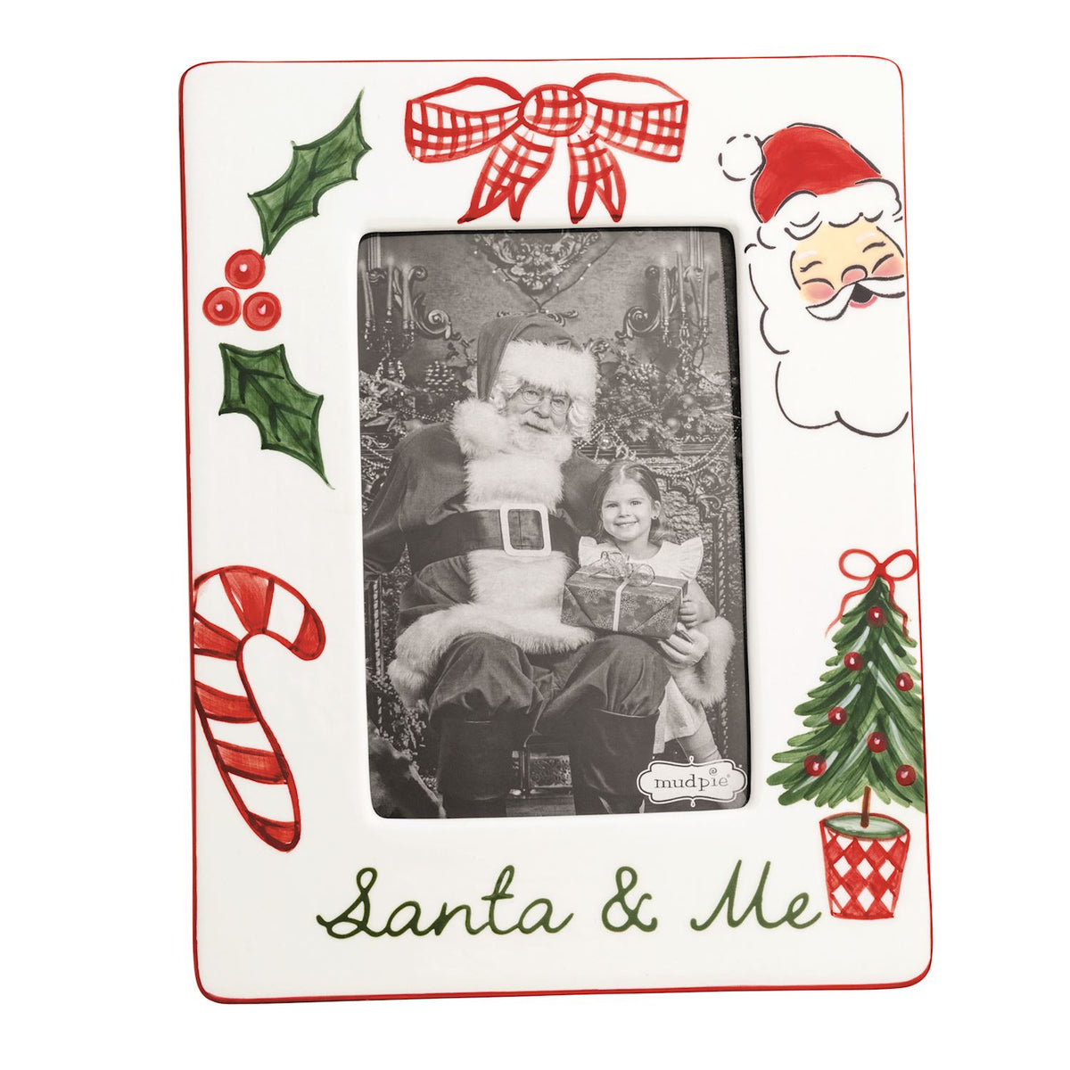 Mudpie- Santa & Me Painted Frame 