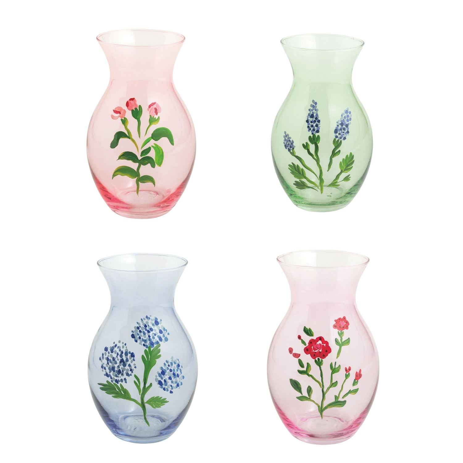 Mudpie- Glass Flower Small Vase 