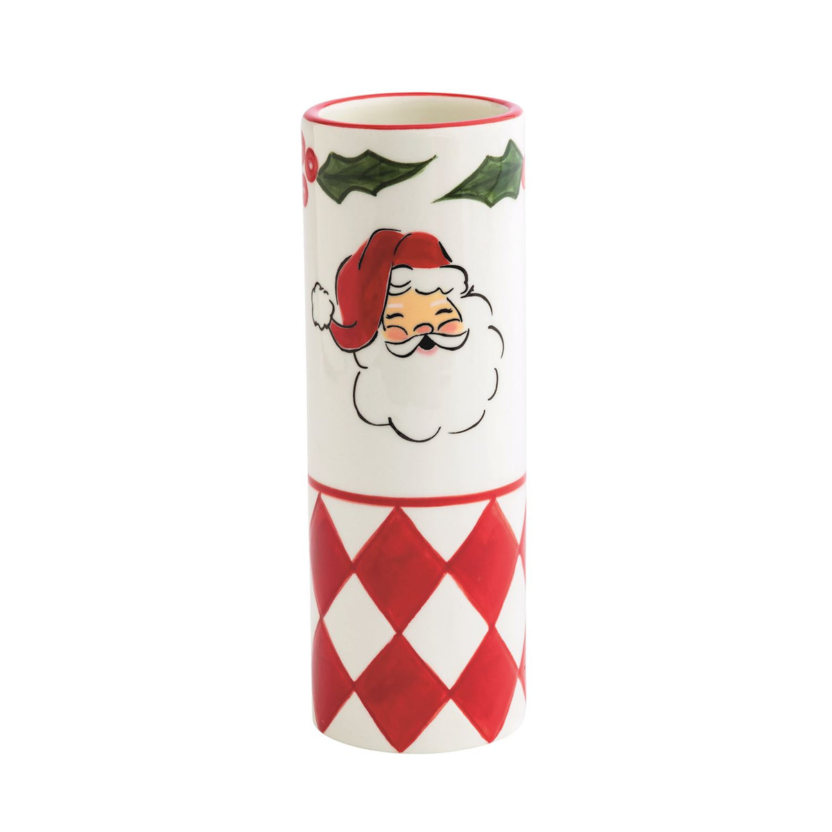 Mudpie- Christmas Painted Stem Vases 