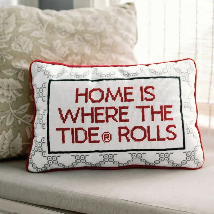University of Alabama Needlepoint Pillow